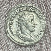 Монета Антониниан Гордиан III 242 г. н. э. Римская империя