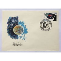 КПД с маркой и печатью Совместный космический полет СССР - Великобритания