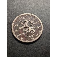 Чехословакия 50 геллеров 1925 г.