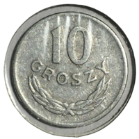 Польша 10 грошей, 1949 (холдер)