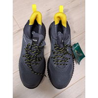 Кроссовки серые для электриков с железными носами, р.47, новые, из Литвы