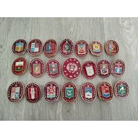 Гербы городов рсфср,крупные,21 шт