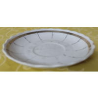 Блюдце эпохи СССР. Довбышевский фарфоровый завод (Довбыш), 1970-е гг