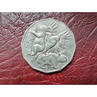 50 центов Австралия 2004 г. Фауна Австралии.