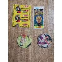 Обертка от жвачек Dragon Ball Z Bubble Gum , наклейка вкладышь фишка /caps сотка Dragonball Z