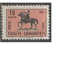 Турция. Конная скульптура в Анкаре. 1967г. Mi#2069.