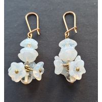 Серьги винтаж Чехословакия 70-е