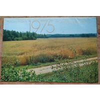 Настенный художественный календарь. 1975 г. СССР. Большой формат.