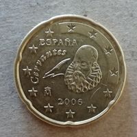 Испания 20 евроцентов 2006 г., KM# 1044