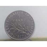 1 франк Франция 1977 года  лот 42