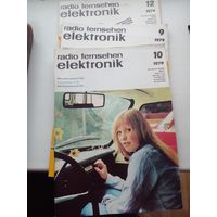 Немецкий научно-технический журнал "Radio fermsehen elektronik" 1979 номера 9, 10, 12 Берлин ЦЕНА 1 ШТ. Редкость