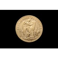 20 франков 1876 г, Франция