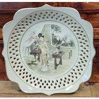 Винтажная сухарница или фруктовница из Китая, 70-х годов