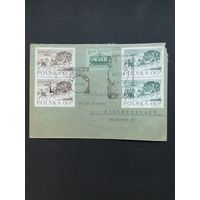 Польша 1964 Конверт с полной серией марок "День почтовой марки" (спецгашение и простое гашение) Mi.1530-1531 каталог 1.00 евро