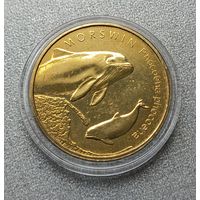 2 злотых 2004 год, " Всемирная природа - Морская свинья "