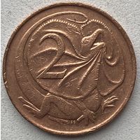 Австралия 2 цента 1966 г.