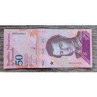 Werty71 Венесуэла 50 боливаров 2018 UNC банкнота