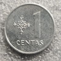 Литва 1 цент  1991 г.