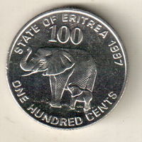 Эритрея 100 цент 1997