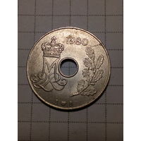 25 Эре Дания 1980 год