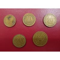 Таджикистан. 5, 10, 20, 50 дирам 2001, 2006 года. Торг