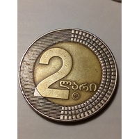 2 лари Грузия 2006 год