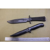 Ножи тренировочные, резина. одним лотом. Распродажа коллекции вещей. С РУБЛЯ! АУКЦИОН!