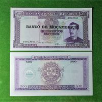 Мозамбик, 500 эскудо 1967 (1976) г. UNC