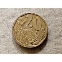 ЮАР 20 центов, 2004г. (-К-обм)