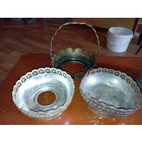 Винтажнные подставки под вазы , цена за все .