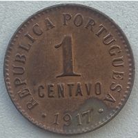 Португалия 1 сентаво 1917 г.