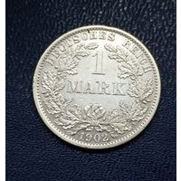 Германия 1 марка 1902г