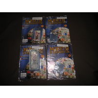 Монеты и банкноты 4 листа,номера 150,151,152,153 с вложениями.С рубля.