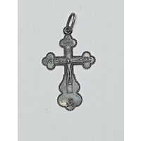Крестик серебро  925 проба .