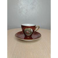 Все лоты с 1 Рубля. Красивая кофейная пара.(3)Германия. Клеймо-Мартиндоро Фридрих Эгер.