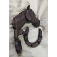 Дверной молоток Лошадь Чугун