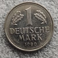 Германия 1 марка  1990 г.  "А"