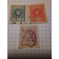 Марка  Польша 1924