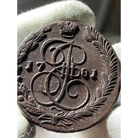 5 копеек 1781 ЕМ без МЦ.Кладовая.