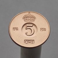 Швеция 5 эре 1956