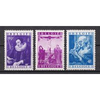 66.Bg. Бельгия. Живопись. 1949 г. Полная серия. Mi.##838-840 (*).
