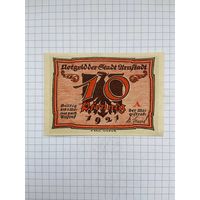 Нотгельд 10 пфеннигов Германия Уруштадт-0501