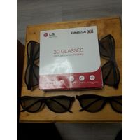 Новый LG кино 3D очки, набор из 4 очков