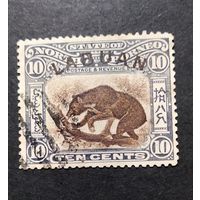 Великобритания. Лабуан\391с\  1900 фауна медведь