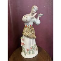 Статуэтка Девушка с калиной, ЗХК, УССР, клеймо, много лотов с рубля