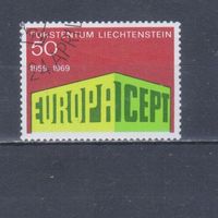 [2335] Лихтенштейн 1969. Европа.EUROPA. Одиночный выпуск. Гашеная марка.