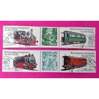 ГДР. Поезда. ( Сцепки ) 1984 года. 11-6.