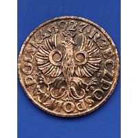 Польша II Республика (1919-1939) 2 гроша 1927 г., без мц.