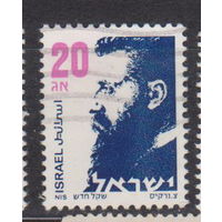 Теодор Герцль Известные  Люди Личности Израиль 1986 год лот 12  ЧИСТАЯ менее 3 % от катлога по курсу 3 р