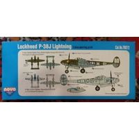 NOVO 1/72 F182 P-38 Lightning низ коробки - оригинал